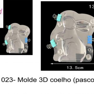 J 1023- Molde 3D coelho (pascoa)