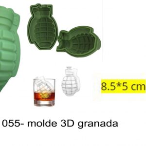J 1055- molde 3D granada munições armas