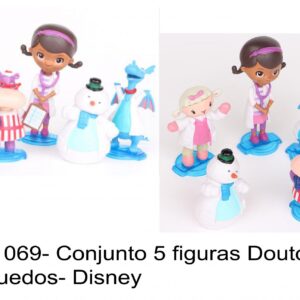 J 1069- Conjunto 5 figuras Doutora Brinquedos- Disney