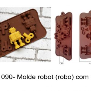 J 1090- Molde robot (robos) com chave