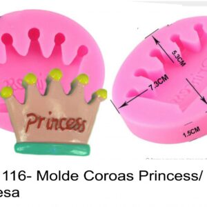 J 1116-Molde Coroas Princess/ princesa rei rainha