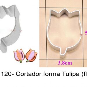 J 1120- Cortador forma Tulipa (flores)