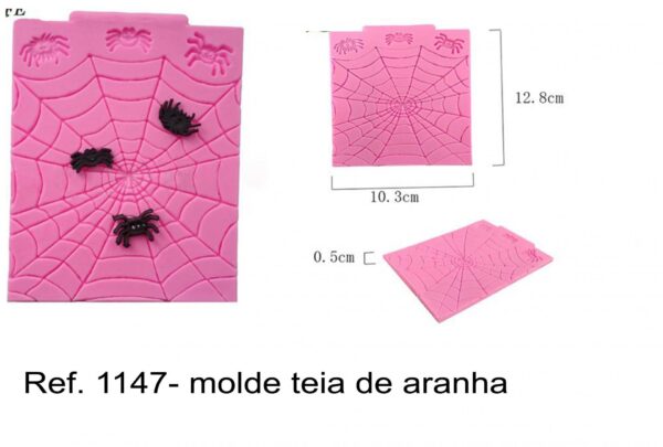 J 1147- molde teia de aranha
