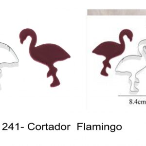 J 1241- Cortador  Flamingo, aves, passaro