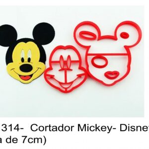 J 1314-  Cortador Mickey- Disney (cerca de 7cm)