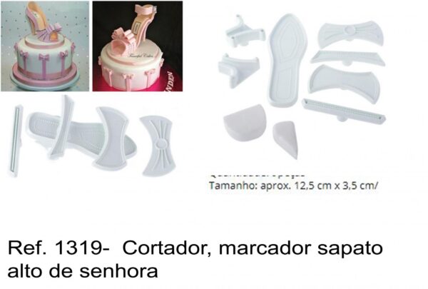J 1319-  Cortador, marcador sapato alto de senhora