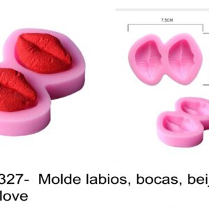 J 1327-  Molde labios, bocas, beijos, amor, love