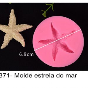 J 1371- Molde estrela do mar oceano