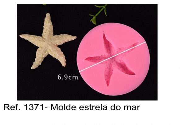 J 1371- Molde estrela do mar oceano