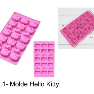 J 14.1 - molde 15 Hello Kitty gatos