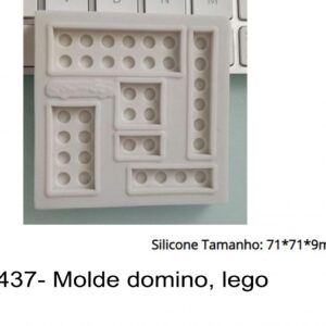 J 1437- Molde domino, lego peças