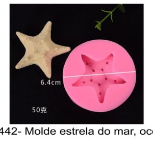 J 1442- Molde estrela do mar, oceano