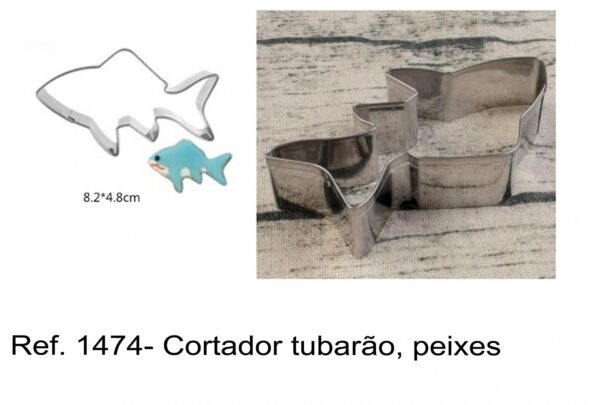 J 1474- Cortador tubarão, peixes