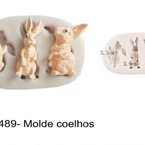 J 1489- Molde coelhos pedrito