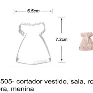 J 1505- cortador vestido, saia, roupa, senhora, menina