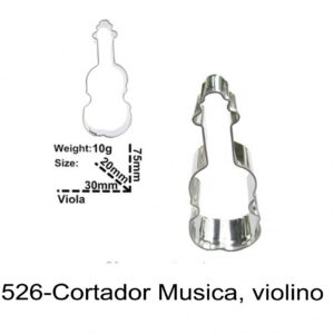 J 1526-Cortador Musica, violino  instrumentos musicais
