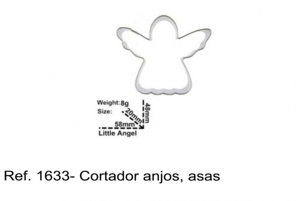 J 1633- Cortador anjos, asas
