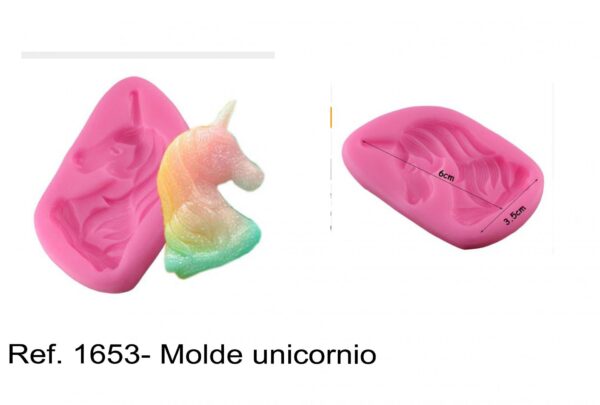 J 1653- Molde unicornios cavalos