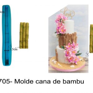 J 1705- Molde cana de bambu  tropical tropicais