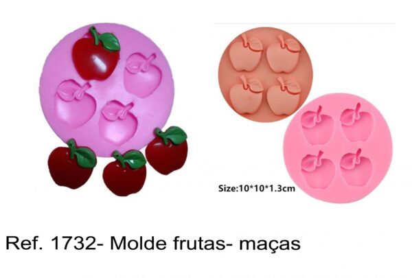 J 1732- Molde frutas- maças