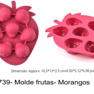 J 1739- Molde frutas- Morangos