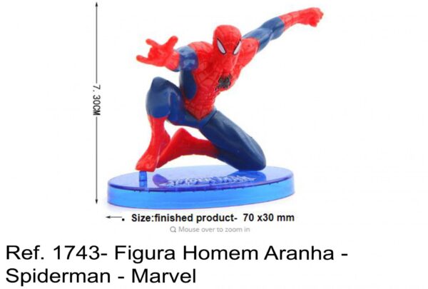 J 1743- Figura Homem Aranha - Spiderman - Marvel avengers
