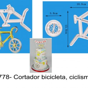 J 1778- Cortador bicicleta, ciclismo