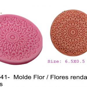 J 1841-  Molde Flor / Flores rendada /rendas