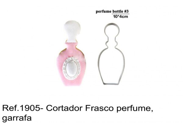 J 1905- Cortador Frasco perfume, garrafa