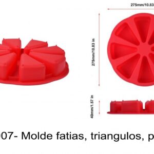 J 2007- Molde fatias, triangulos, pizza