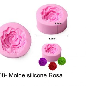 J 208- molde Rosa/flores