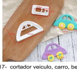 J 2117-  cortador veiculo, carro, bebe carrinho carocha