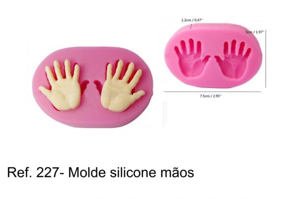 J 227 - molde mãos