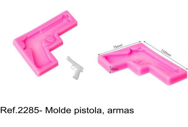 J 2285- Molde pistola, armas