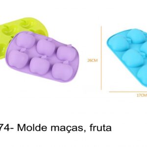 J 2474- Molde maças, fruta