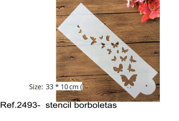 J 2493-  stencil borboletas