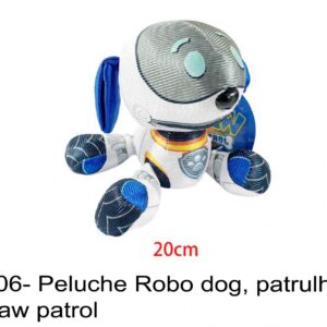 J 2506- Peluche Robo dog, patrulha pata, paw patrol