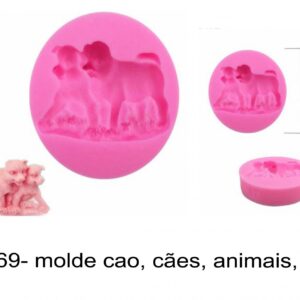 J 2569- molde cao, cães, animais,