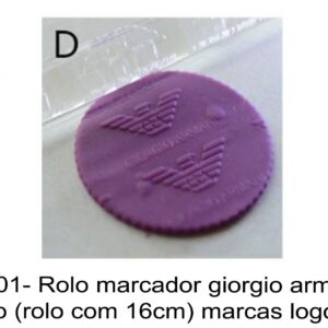 J 2601- Rolo marcador giorgio armani, simbolo (rolo com 16cm) marcas logo  simbolo  mala senhora roupa perfumes