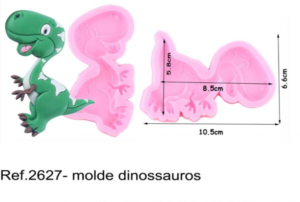 J 2627- molde dinossauros