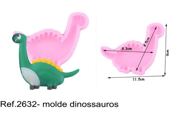 J 2632- molde dinossauros