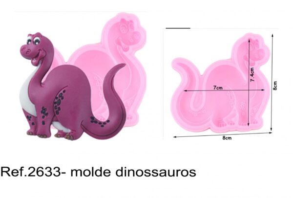 J 2633- molde dinossauros