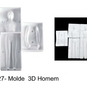 J 27- molde 3d Homem figuras, humana, pessoa