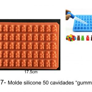 J 287- molde 50 gummy bear (ursos) gomas