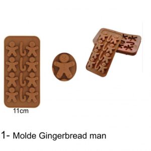 J 301 - molde Gingerbread man- Natal doce