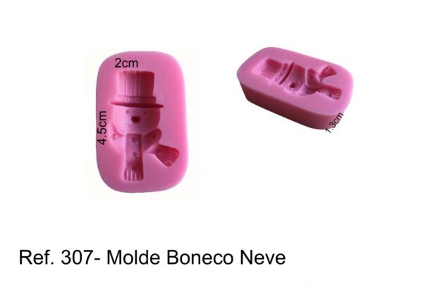 J 307 - Molde Boneco Neve- Natal