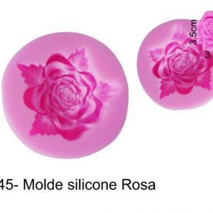 J 345- molde Rosa/flores