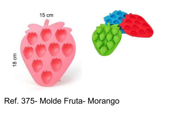 J 375- Molde Fruta- Morango
