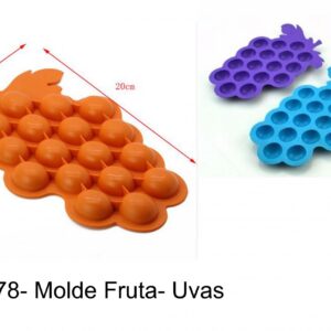J 378- Molde Fruta- Uvas
