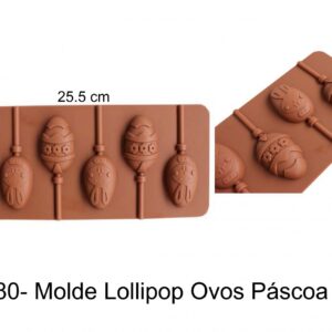 J 380- Molde Lolipops Ovos Páscoa pirulito picole popsicle